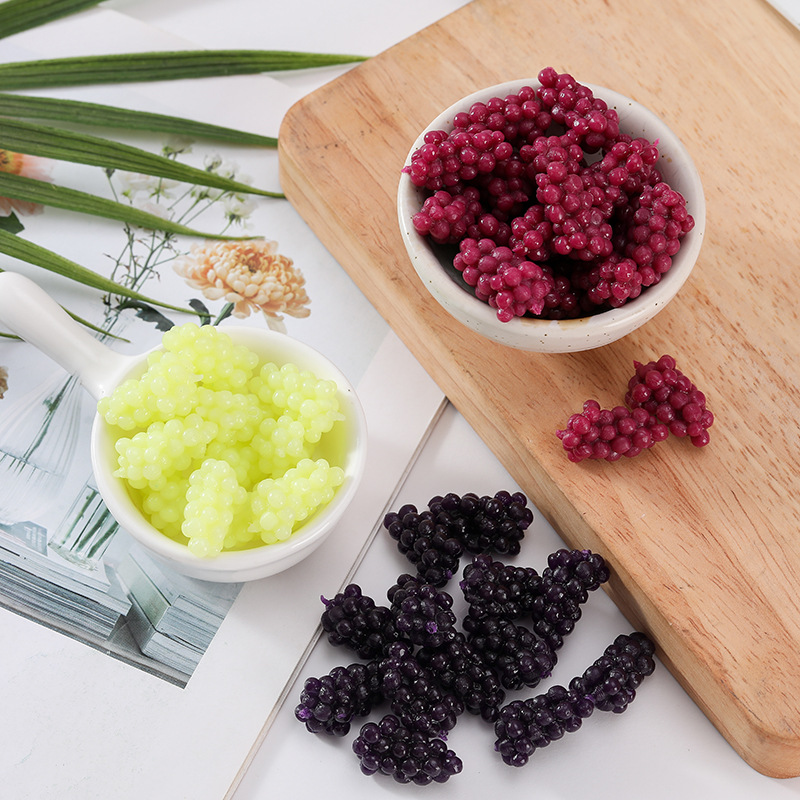 Kitchen Gadgets Green - 10 Stück Mini Künstliche Trauben Grüne