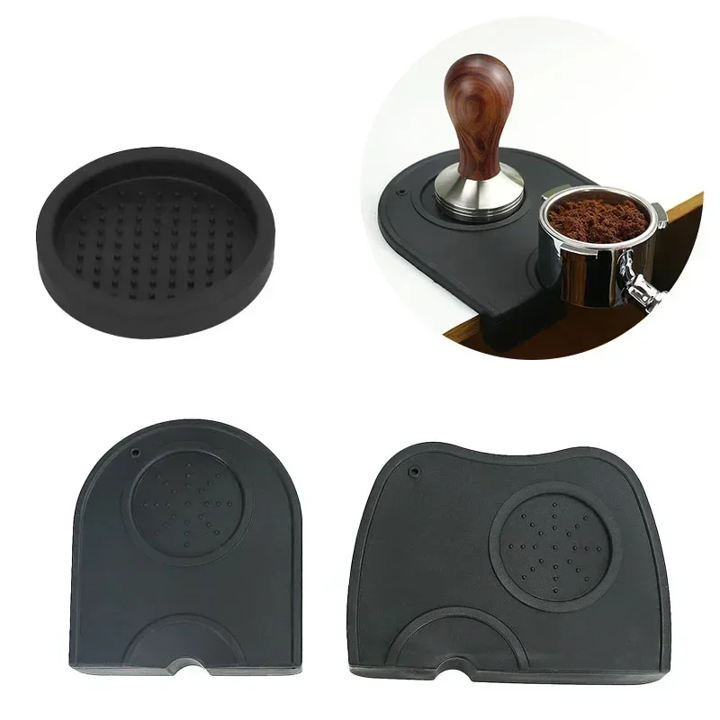 Kitchen Handy Gadgets - Kaffeepulver-Pad, rutschfeste Silikon-Stampfstation, Espresso-Matte für Zuhause,