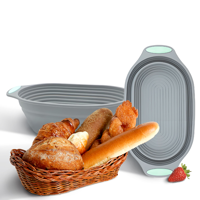 Kitchen Handy Gadgets - 1 Stück Silikon Faltbarer Banneton Brotgärkorb