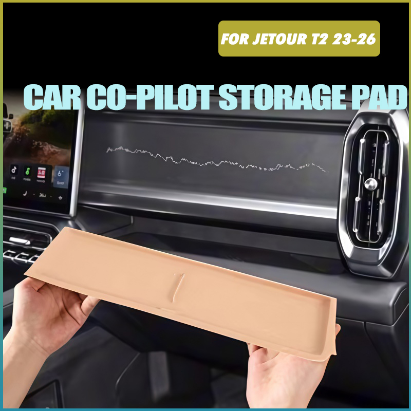 Kitchen Gadgets 2025 - Auto-Beifahrer-Silikon-Aufbewahrungsmatte Passend für JETOUR Traveler T2