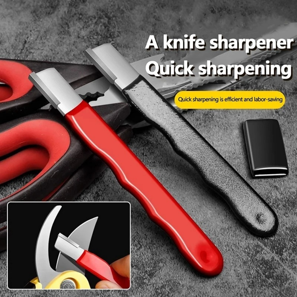 Kitchen Handy Gadgets - Professioneller Metall-Messerschärfer, Scherenschärfer, Hand-Schleifstein für alle