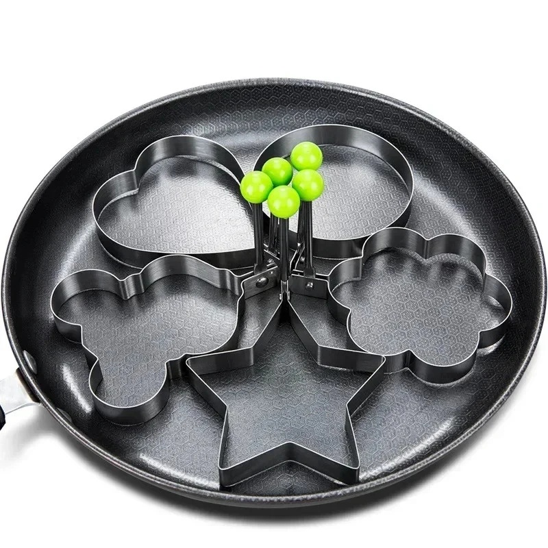 Kitchen Gadgets To Have - 1-3 Stück Herzförmige Spiegelei-Form aus Edelstahl