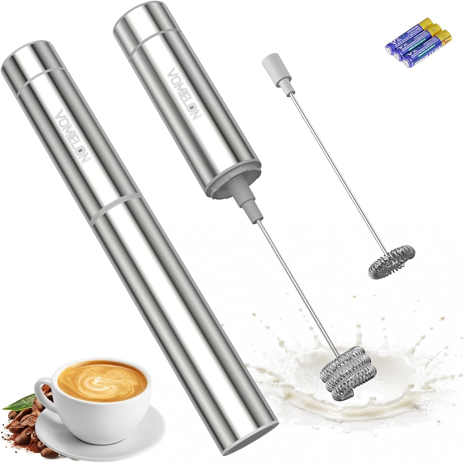 Milchaufschäumer Handheld, Bat – Milk Frother Bewertung und Preis