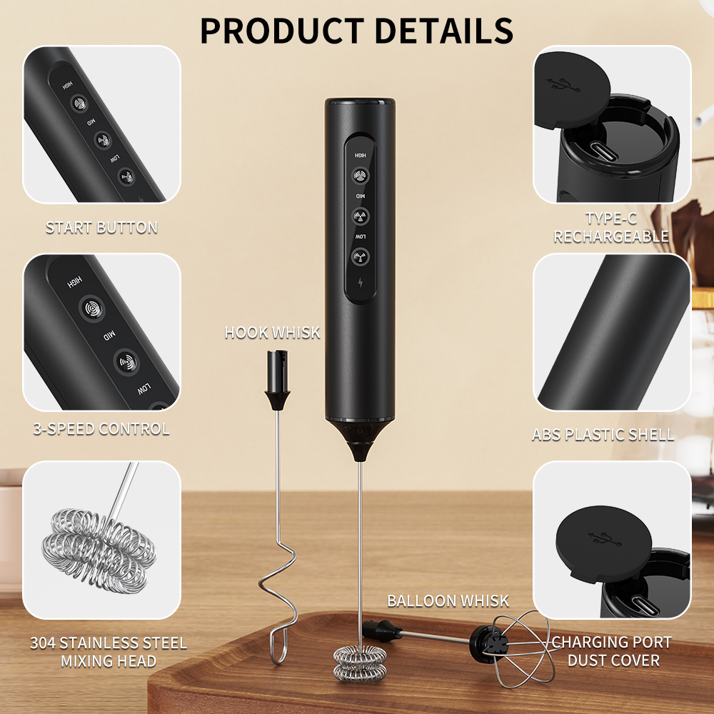 3-in-1 elektrischer Handmilcha – Milk Frother Bewertung und Preis