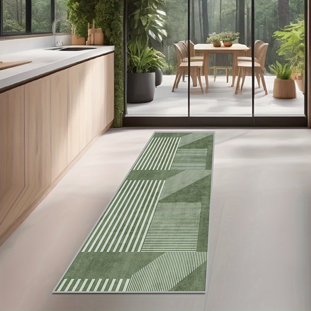 VIKAMA Gestreifter grüner Tepp – Kitchen Gadgets Green Bewertung und Preis
