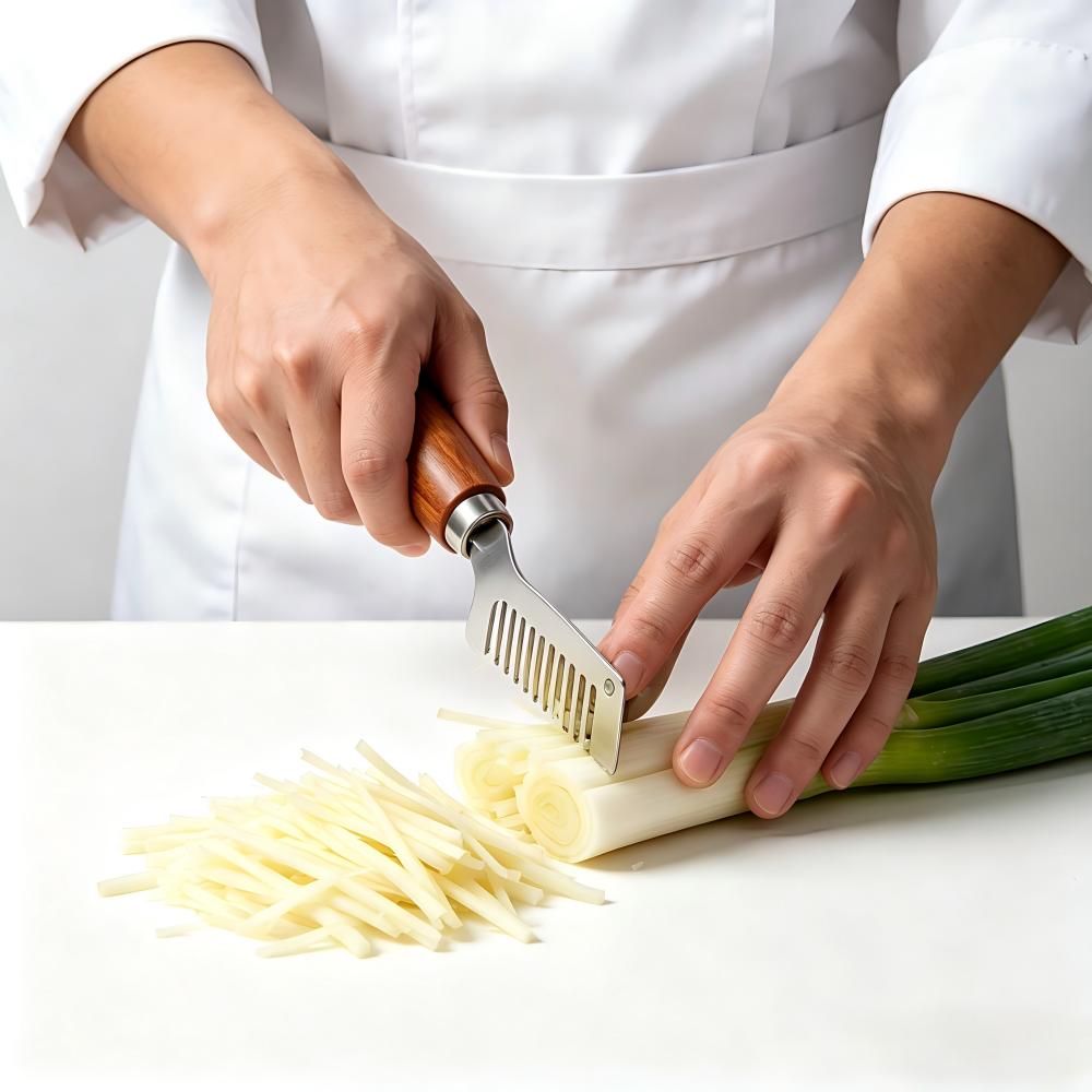 Edelstahl-Frühlingszwiebel-Sch – Kitchen Gadgets Green Bewertung und Preis