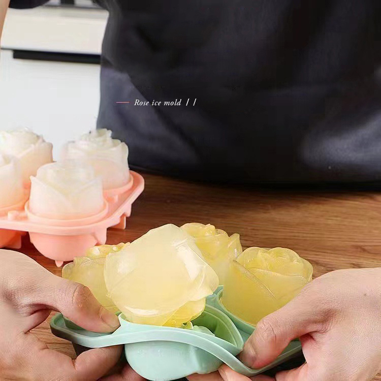 3D Rose Eis Formen 4 Löcher Ei – Kitchen Handy Gadgets Bewertung und Preis