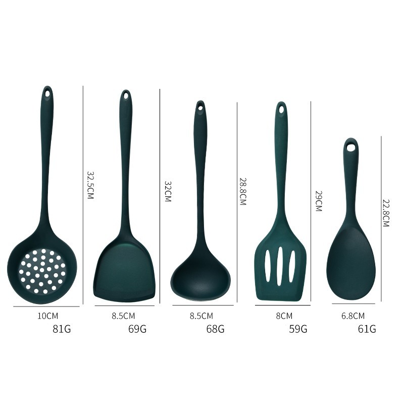 5-teiliges Küchenutensilien-Se – Kitchen Gadgets Green Bewertung und Preis