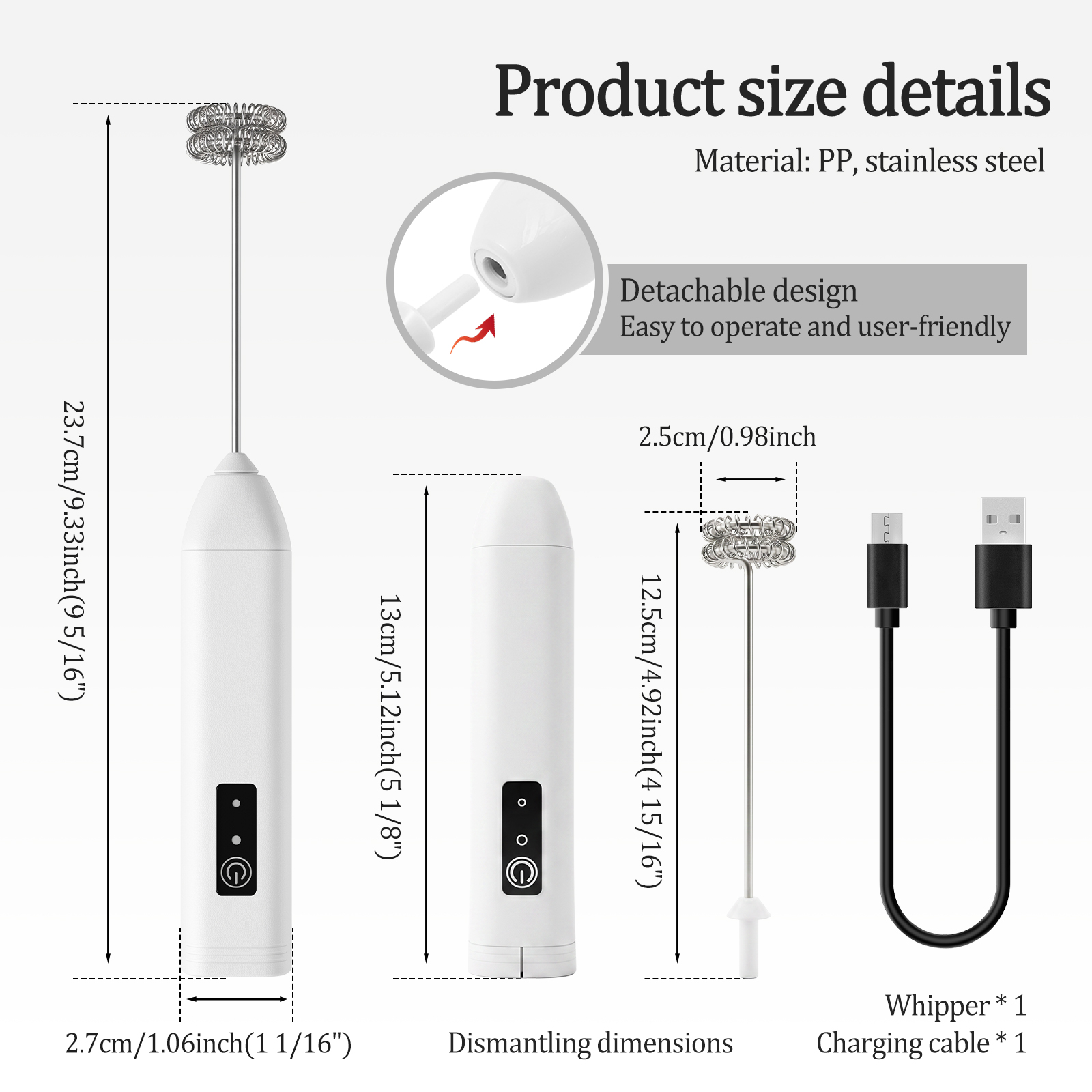 Kabelloser Milchaufschäumer Tr – Milk Frother Bewertung und Preis