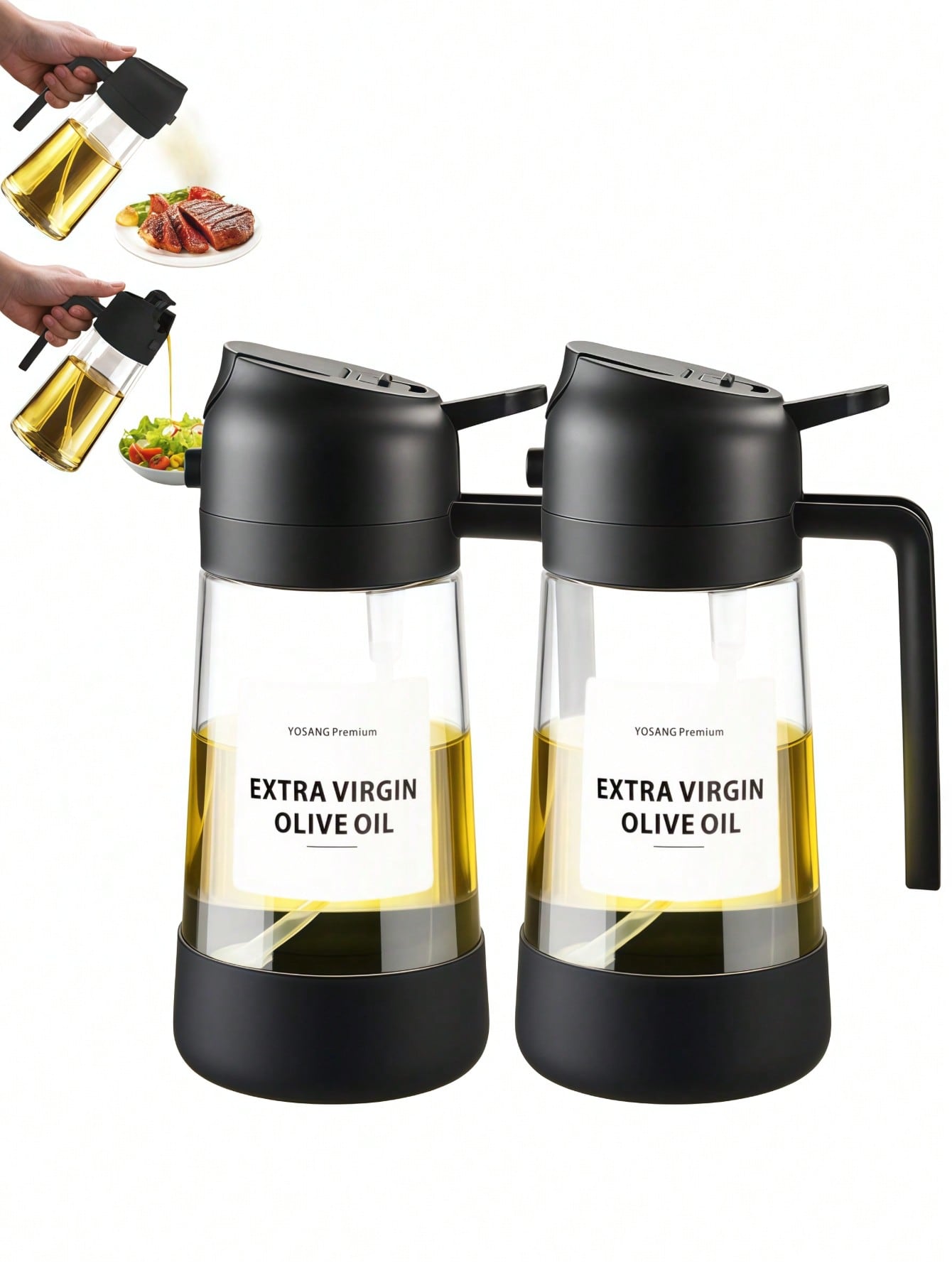 2 Stück 2-in-1 Ölsprüher & Aus – Kitchen Gadgets To Have Bewertung und Preis